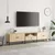 TV ormarić s ladicom boja hrasta 200x25x44 cm konstruirano drvo