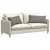 Jastučići za sofu 2 pcs Sivo-smeđa 80 x 40 cm tkanina