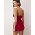 Trendyol Milla Ženski set babydoll spavaćice i gaćica Thmaw26Cy00002, Bordo