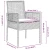 Bistro set za vrt 3 pcs Siva poliratan