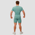 GymBeam Majica Compression Mid Blue
