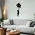 Wallity Zidna dekoracija Banksy 12, 100x34cm, Crna