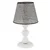 Opviq Stona lampa 301 Hazeran, 60 W, 45 cm, Siva