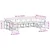 Set vanjskih sofa s jastukom 10 pcs Prirodna i crna