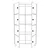 Hanah Home Komoda 96x179,4x40cm Orah