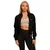 BeastPink Women‘s Bliss Zip-Up Sweatshirt Black