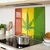 shumee Dekorativne steklene servirne deske za prigrizke Rasta Flag 2x30x52 cm