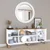 Hanah Home Konzolni sto Bohemian 1600-71, 180x80x37.3 cm, Beli