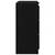 Komoda crni hrast 80x35x76 cm konstruirano drvo