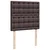 VIDAXL Box spring postelja z vzmetnico temno rjava 100x200 cm blago