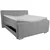 Livetastic BOXSPRING POSTELJA 180 cm  x 200 cm , tekstil siva
