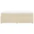 Vidaxl Box spring postelja z vzmetnico krem 160x200 cm blago