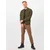 TOM TAILOR DENIM Chino hlače, rjava