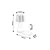 Rabalux Stona lampa Zavier, punjiva, wireless punjač za mobilni, dimabilna, LED 5W, 3000-5000K, 26cm, Bela
