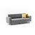 Conceptum Hypnose Trosed Noya Linen 220x87x70cm Sivi