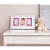 Pearhead Babyprints trostruki zidni ram, Beli