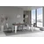Ityhome Ityhome 90 x 77 konzolna miza bela/rjava, (20847626)