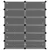 Stalak za cipele crni 94,5 x 36,5 x 106 cm PP