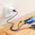 Multifunkcionalni - 1m Kabel s Lightning, Type - C i micro USB konektorima - Višebojni KP30116