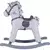 Konj na ljuljanje Grey Horse 405105