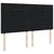 Vidaxl Box spring postelja z vzmetnico črna 180x200 cm žamet