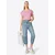 Urban Classics Curvy Majica, roza