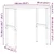 Radni stol 100x60x(73-99,5) cm od masivne bukovine pravokutni