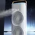 Dvodelni ventilator sa 3 prskalice vodene magle, Beli