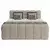 Boxspring Krevet Brisbane 200/200 cm , bež