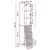 Set ormara 2 pcs Crna 33 x 34,5 x 90 cm Konstruirano drvo