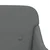 Klupa tamnosiva 110 x76 x 80 cm od tkanine