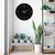 Wallity Zidni sat 48x48cm Crni