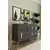 HANAH HOME Komoda Rany 120 Anthracite Silver