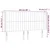 Vidaxl Vzglavje z ušesi krem 203x16x118/128 cm blago