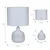ONLI - Stona lampa ELUMA 2xE27/15W/230V 48 cm bela