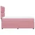 Vidaxl Box spring postelja z vzmetnico roza 80x200 cm žamet