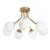 Opviq Luster Orion-13967, 65cm, IP20, Zlatno-bele boje