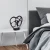 Aberto Design Dekorativna figura Love v2, 25 x 10 x 26 cm, Crna