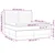 Vidaxl Box spring postelja z vzmetnico temno siva 160x200 cm blago