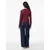 PIECES Majica bordo