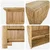 Vanjski bar stol Prirodna 115 x 55 x 105 cm Bambus