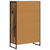 Ormarić za knjige Staro drvo 68 x 30 x 108.5 cm