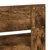 Vidaxl Postelja s shranjevanjem z vzglavjem Dimljeni oreh 100 x 200 cm