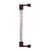 shumee Rjavi samolepilni zunanji termometer 22 cm