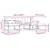 Set vanjskih sofa s jastukom 4 pcs Prirodna i antracit