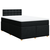 Vidaxl Box spring postelja z vzmetnico črn 120x200 cm blago