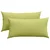 Jastučići za sofu 2 pcs Svijetlo zelena 80 x 40 cm tkanina