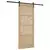 Klizna vrata ORKDAL Prirodna i crna 86 x 211 cm