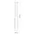 SOLEA 46 VISILICA 8W 3000K CRNA