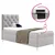 KONDELA Guliette 90 boxspring postelja